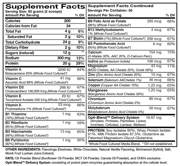 Optimal Complete Performance 1500 grams Powder