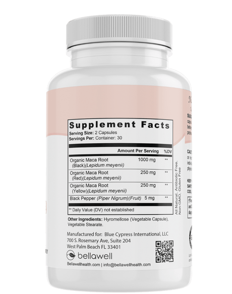 Organic Maca Root Complex by Bellawell