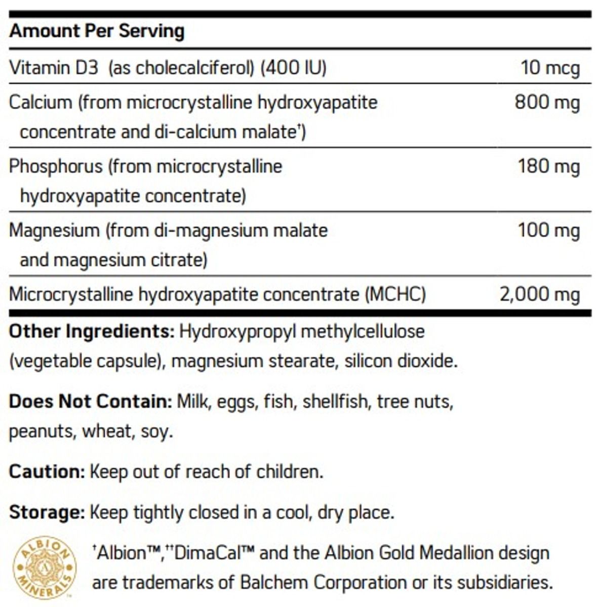 OsteoMedica 120 Veggie Caps