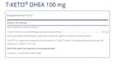 7-KETO DHEA 100 Mg 60 Capsules