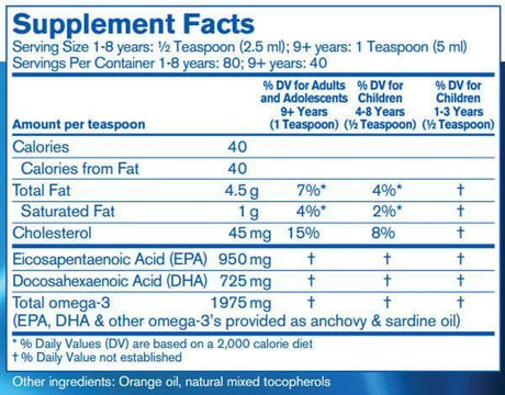 Finest Pure Fish Oil/Orange 500ml