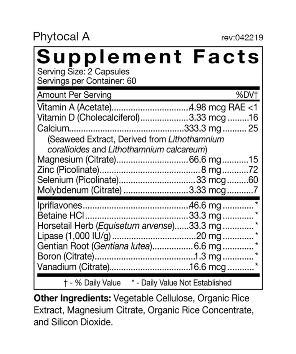 Phytocal Type A 120Veggie Caps