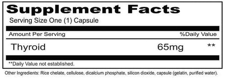 Thyroid 65 65 MG 90 Capsules