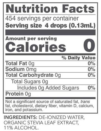 Stevia Extract Liquid 2 Fl. Oz Drops