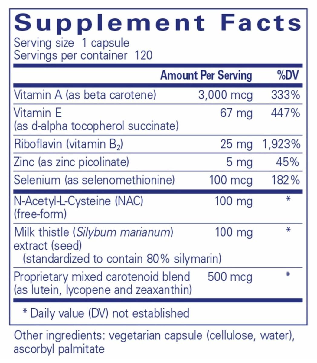 Anti Oxidant Formula 120 Veggie Caps