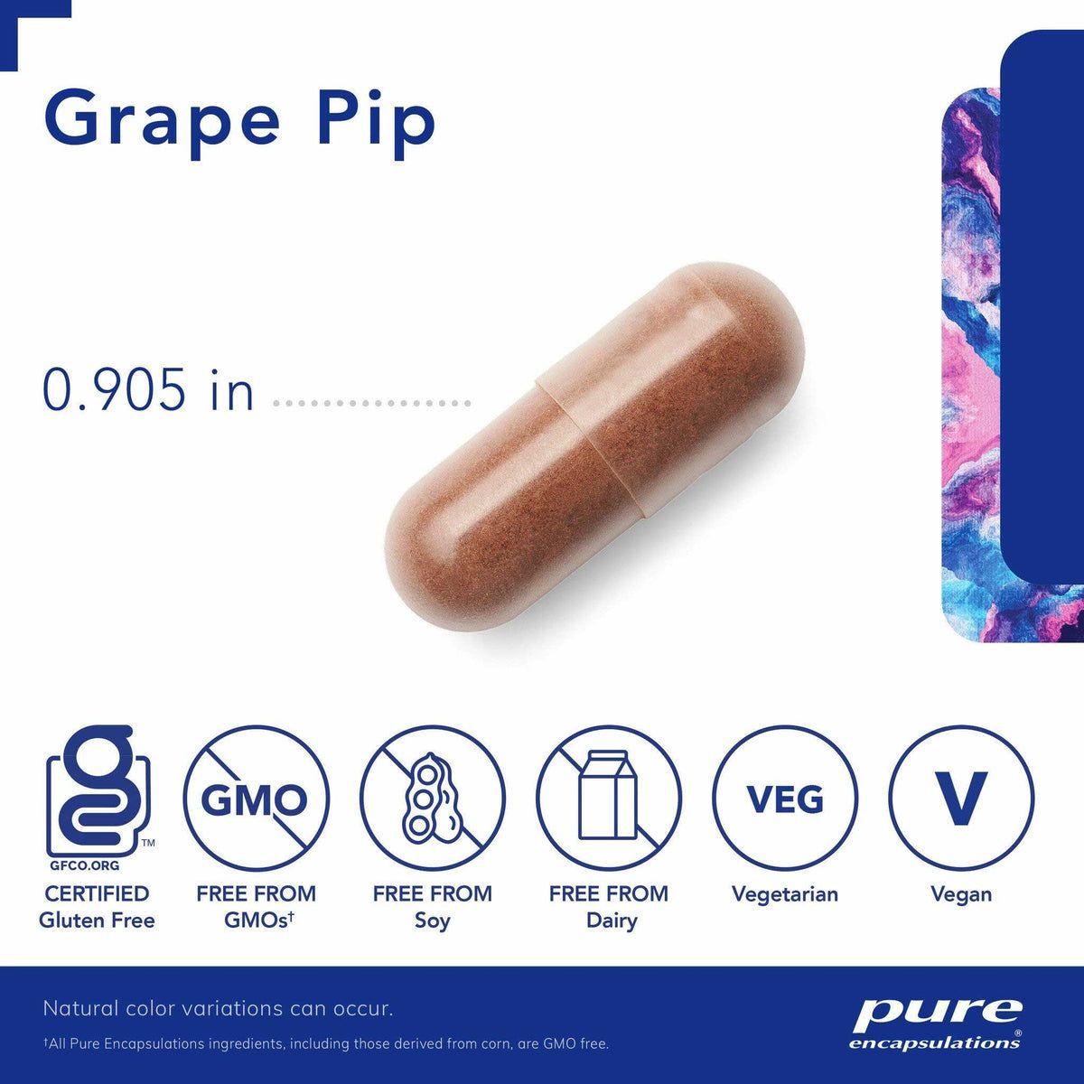 Grape Pip 500 MG 120 Veggie Caps