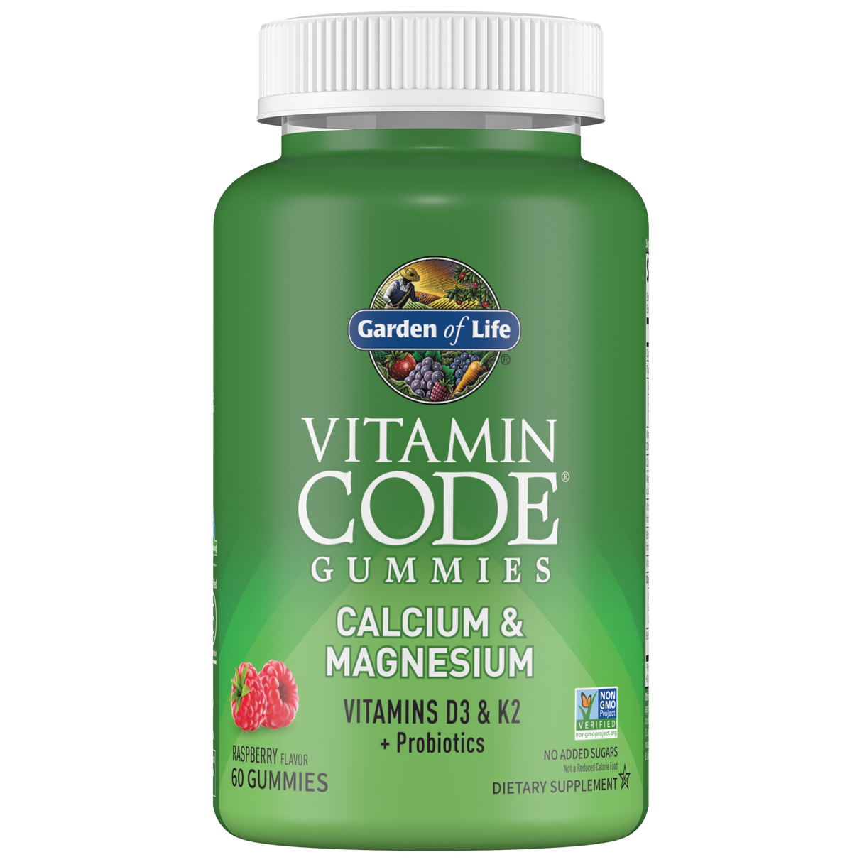 Vitamin Code Calcium & Magnesium 60 Gummies Raspberry