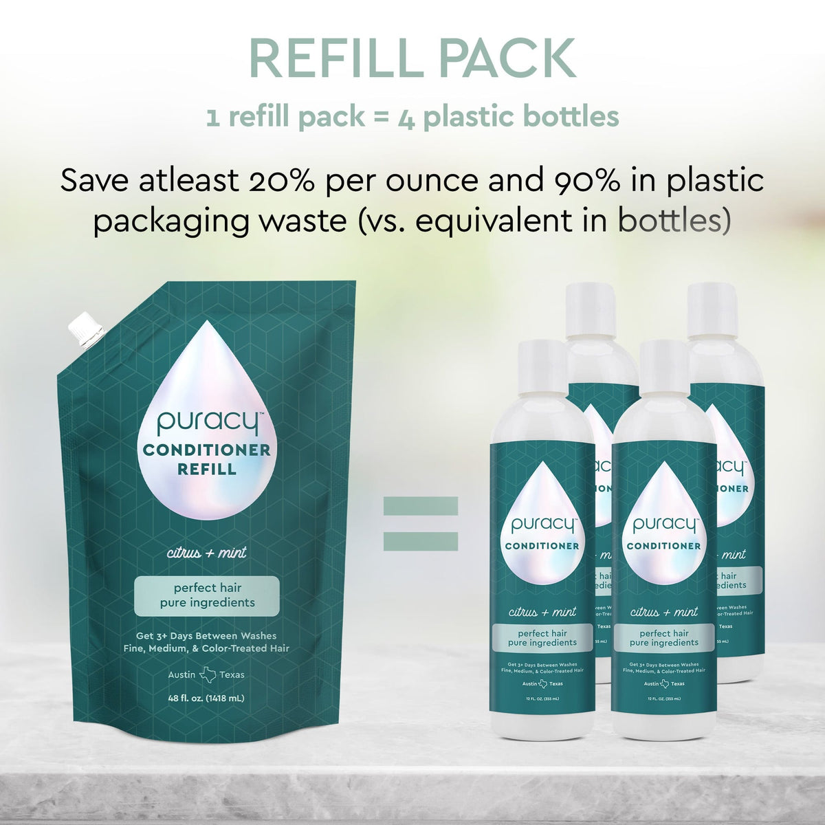 Puracy Conditioner (Silicone/Dimethicone/Sulfate Free)