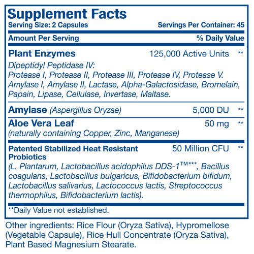 Optimal 1 Digest-A-Meal 90 Capsules