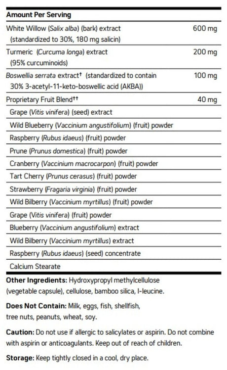 Salicin-B IC (intensive Care) 60 Veggie Caps