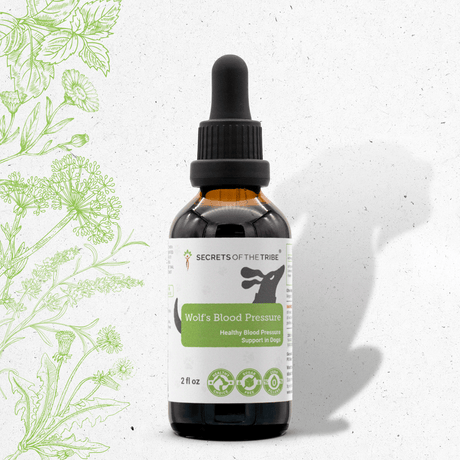 Secrets of the Tribe Wolf's Blood Pressure. Healthy Blood Pressure Support in Dogs