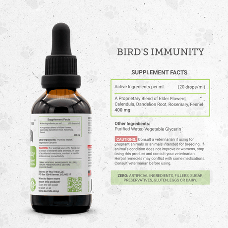 Secrets of the Tribe Bird's Immunity - Healthy Immunity Support in Birds