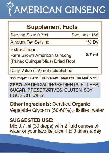 American Ginseng Tincture