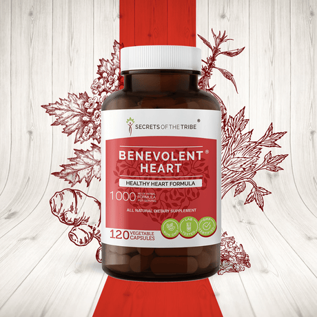 Secrets of the Tribe Benevolent Heart Capsules - Healthy Heart Formula
