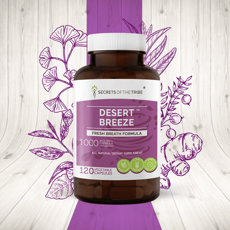 Secrets of the Tribe Desert Breeze Capsules - Fresh Breath Formula