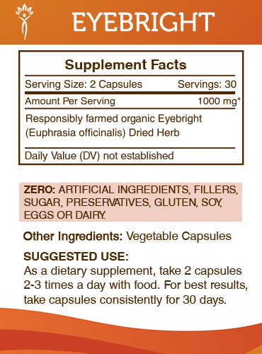 Secrets of the Tribe Eyebright Capsules