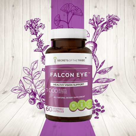 Secrets of the Tribe Falcon Eye Capsules - Healthy Vision Support