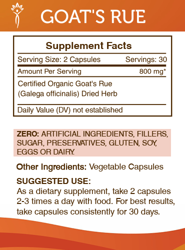 Secrets of the Tribe Goat's Rue Capsules