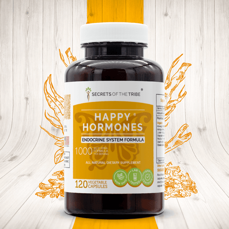 Secrets of the Tribe Happy Hormones Capsules - Endocrine System Formula