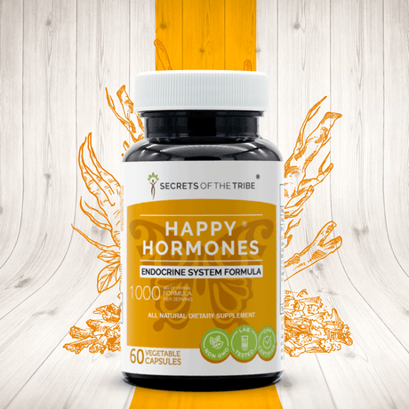 Secrets of the Tribe Happy Hormones Capsules - Endocrine System Formula