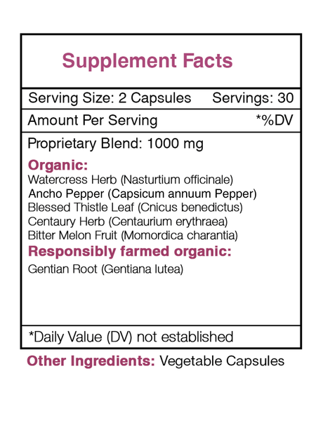 Secrets of the Tribe Herbal Munchies Capsules - Healthy Appetite Formula