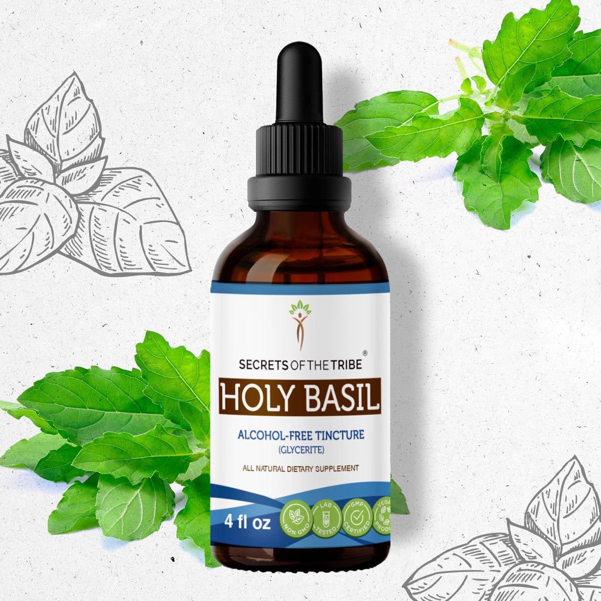 Secrets of the Tribe Holy Basil Tincture