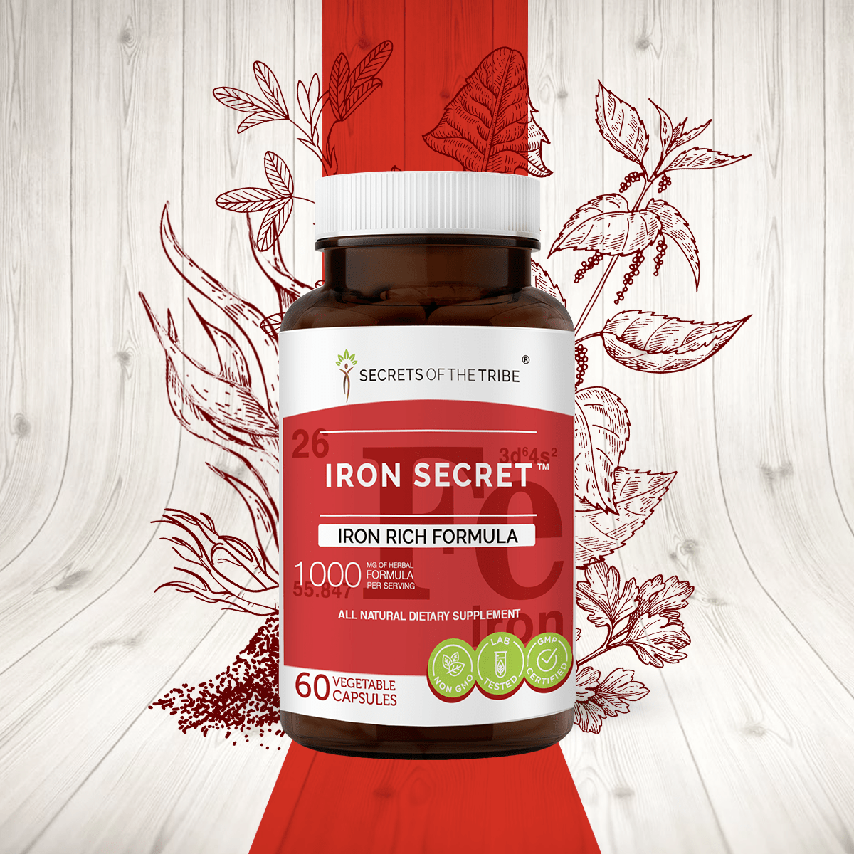 Iron Secret Capsules - Herb Iron Rich Formula