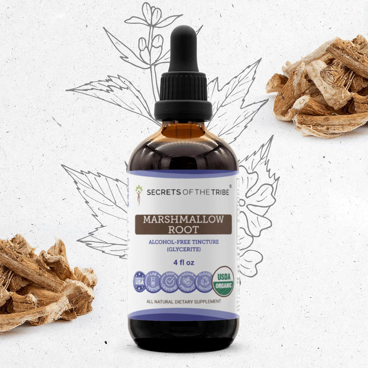 Secrets of the Tribe Marshmallow Root Tincture
