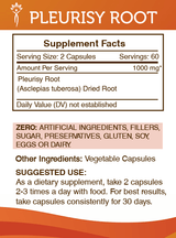 Pleurisy Root Capsules