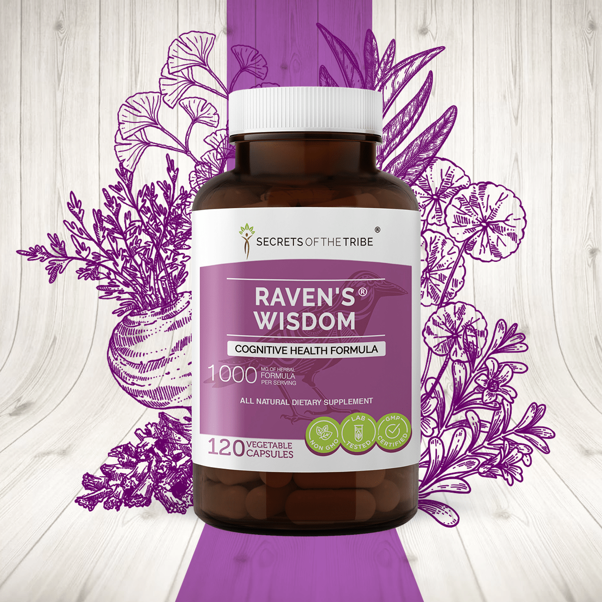 Raven's Wisdom Capsules - Cognitive Health Formula