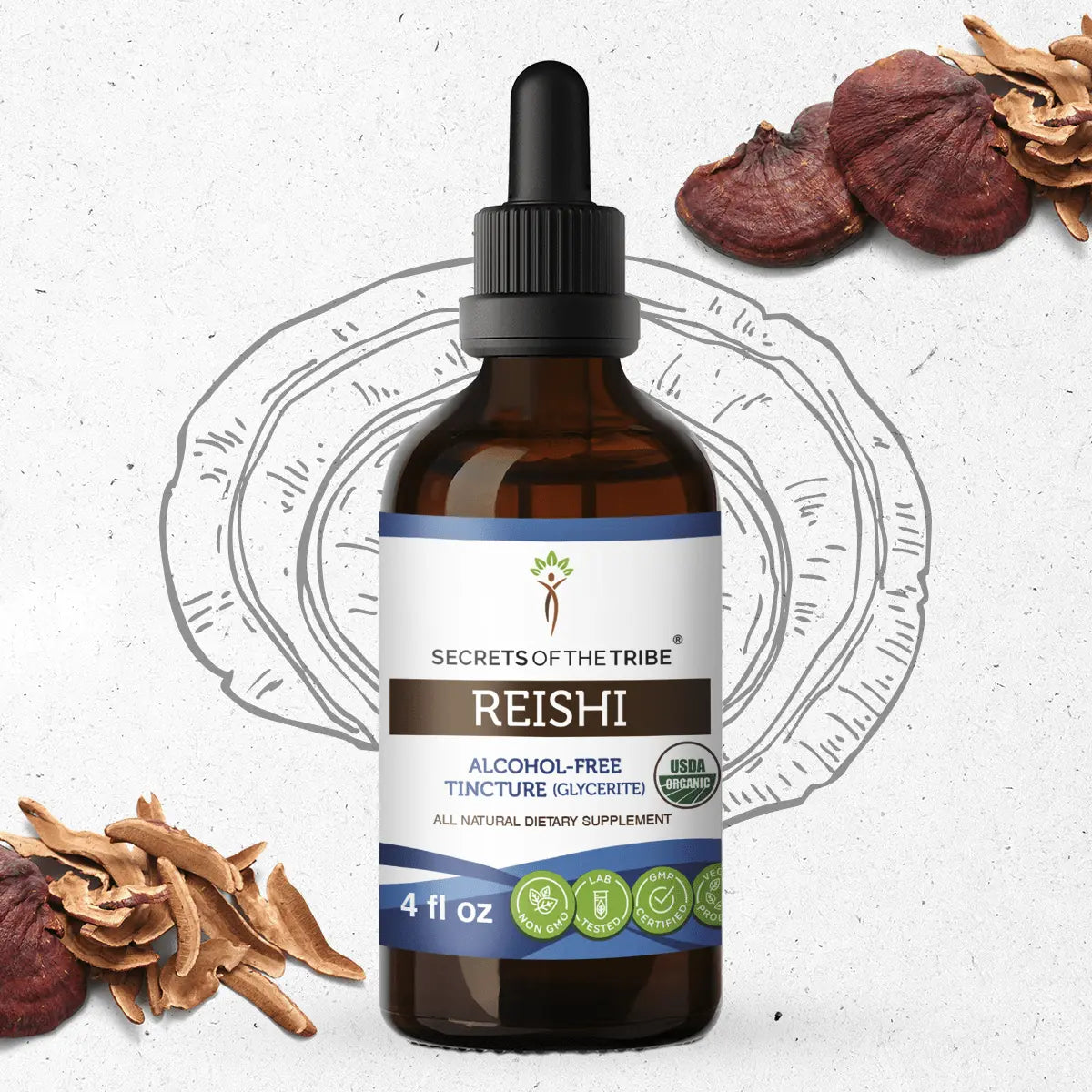 Secrets of the Tribe Reishi Tincture