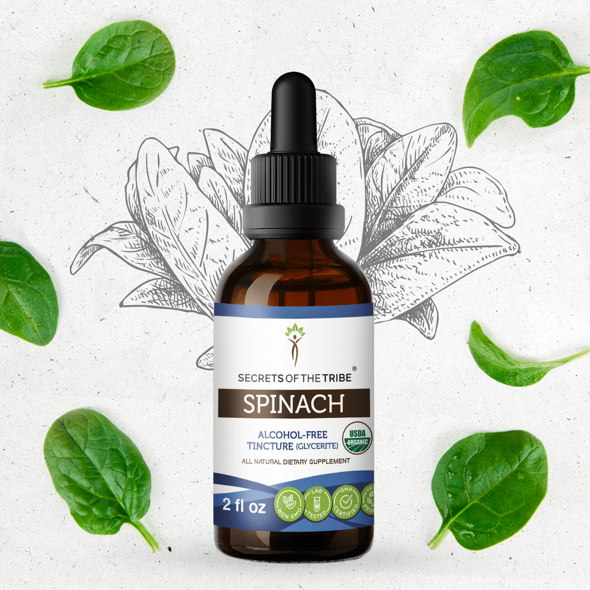 Secrets of the Tribe Spinach Tincture