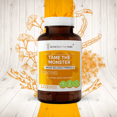 Secrets of the Tribe Tame the Monster Capsules - Mood Balance Formula