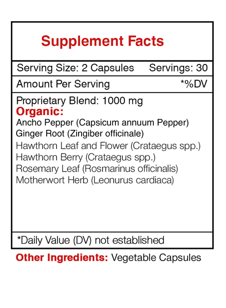 Secrets of the Tribe Tribal Heart Capsules - Heart Strength Formula