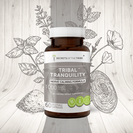 Secrets of the Tribe Tribal Tranquility Capsules - Nerve Calming Formula