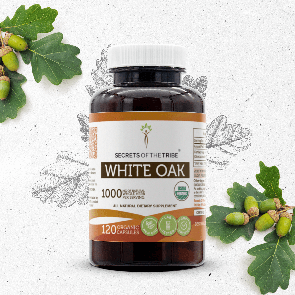 Secrets of the Tribe White Oak Capsules