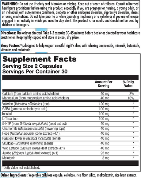 Sleep Factors 60Capsule