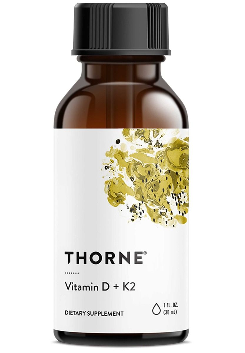 Vitamin D + K2 Liquid 500 Iu 1 Oz.