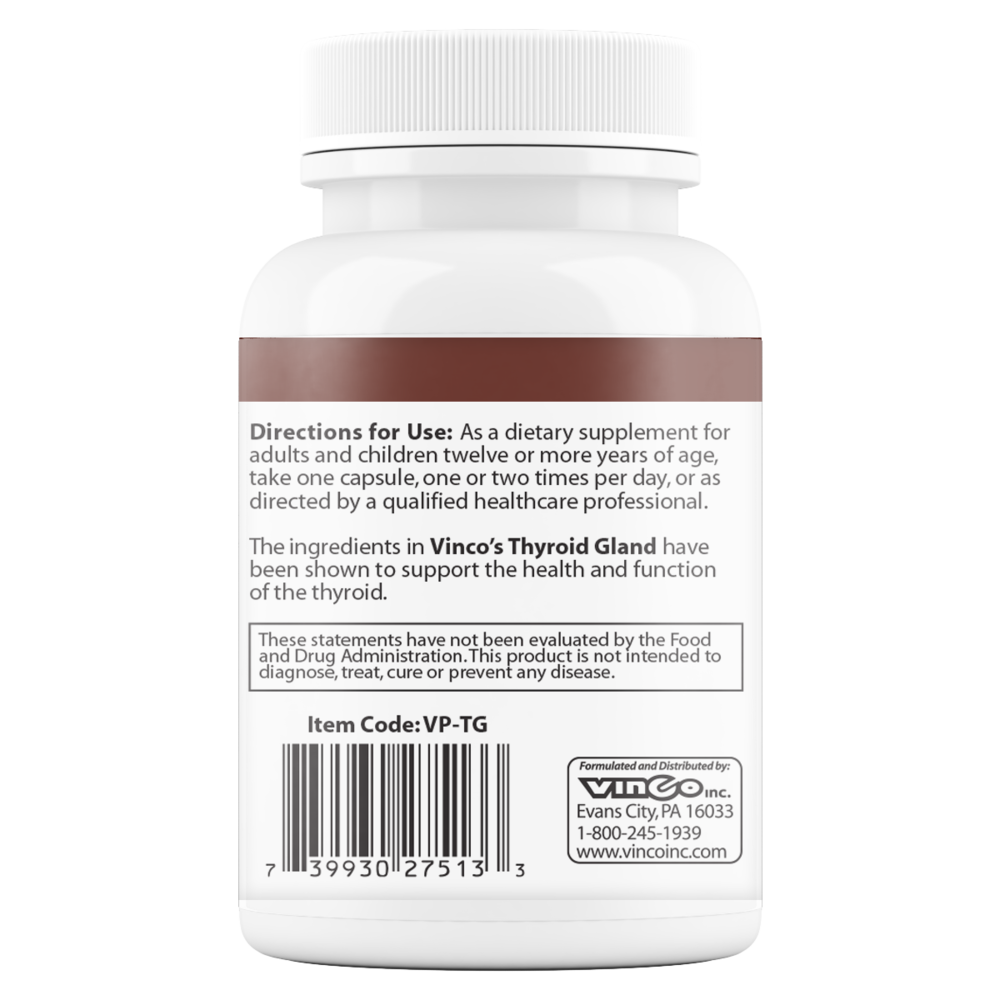 Thyroid Gland 60 Capsules