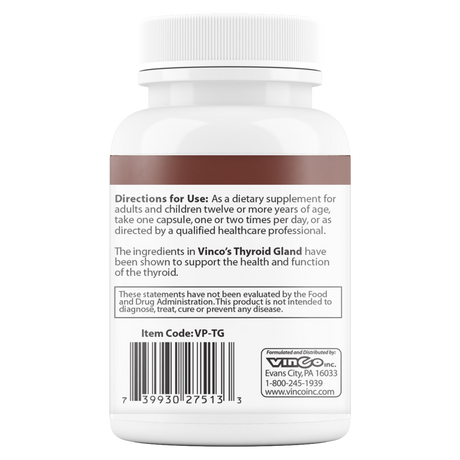 Thyroid Gland 60 Capsules