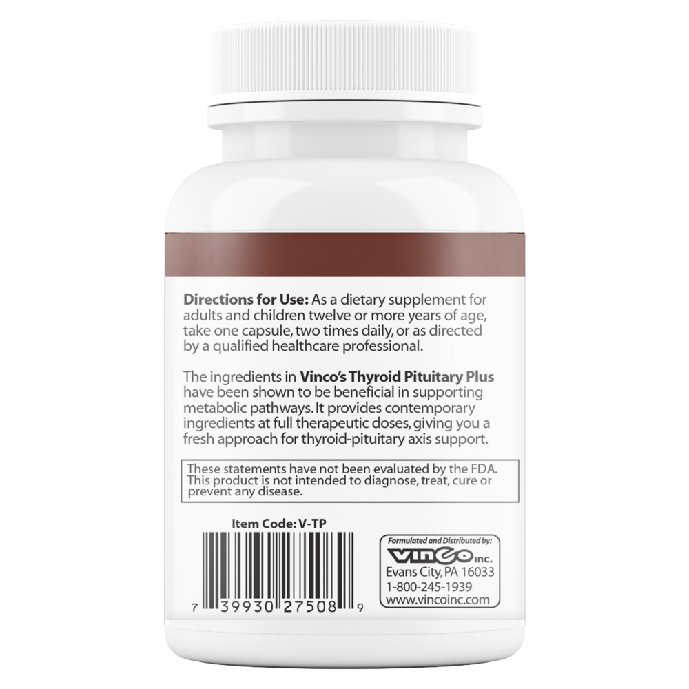 Thyroid Pituitary Plus 60 Capsules