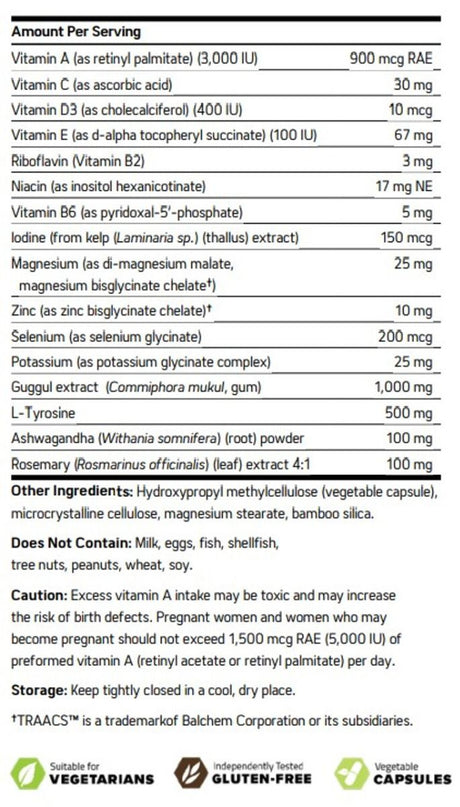 ThyroMedica Plus 120Veggie Caps