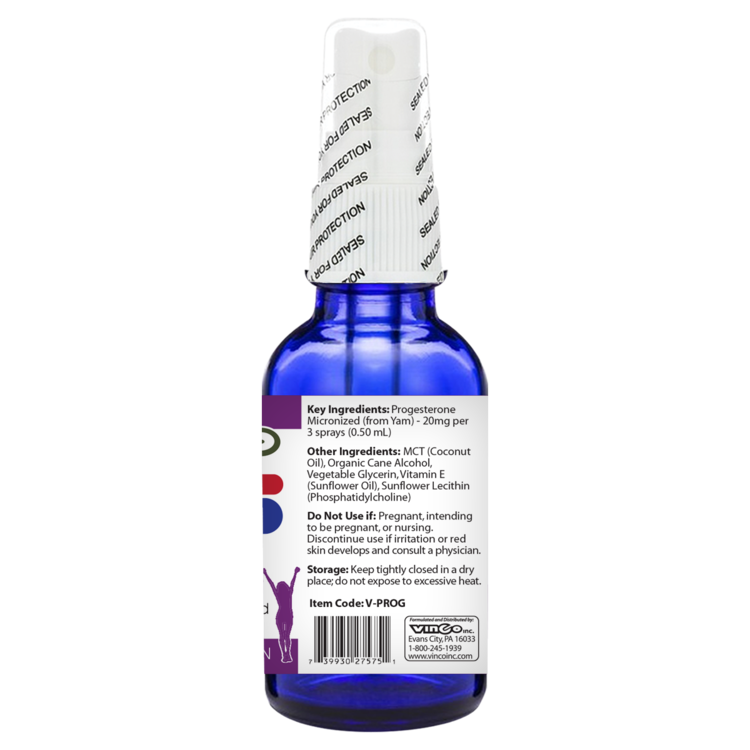 Transdermal Progesterone 2 Fl Oz Spray