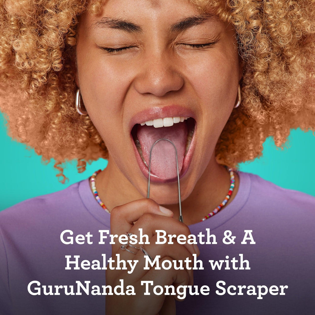 U Shaped Stainless Steel Tongue Scraper – 2 Pack
