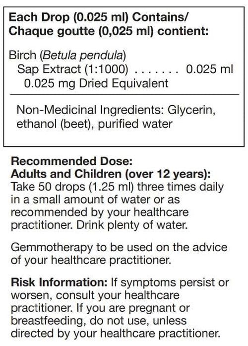 Betula Pendula (sap) 4.2 fl Oz (125ML)Liquid