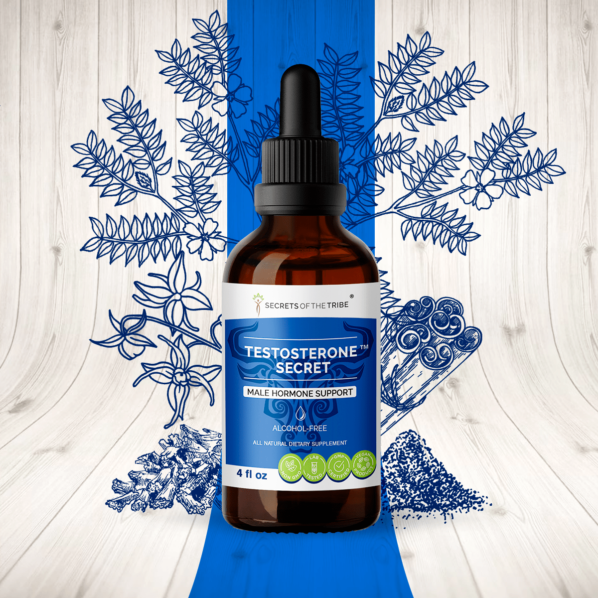 Secrets of the Tribe Testosterone Secret - Male Hormone Support