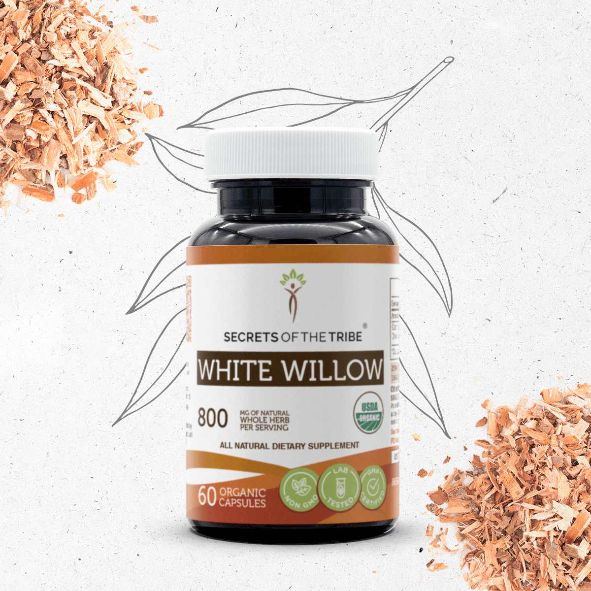 Secrets of the Tribe White Willow Capsules