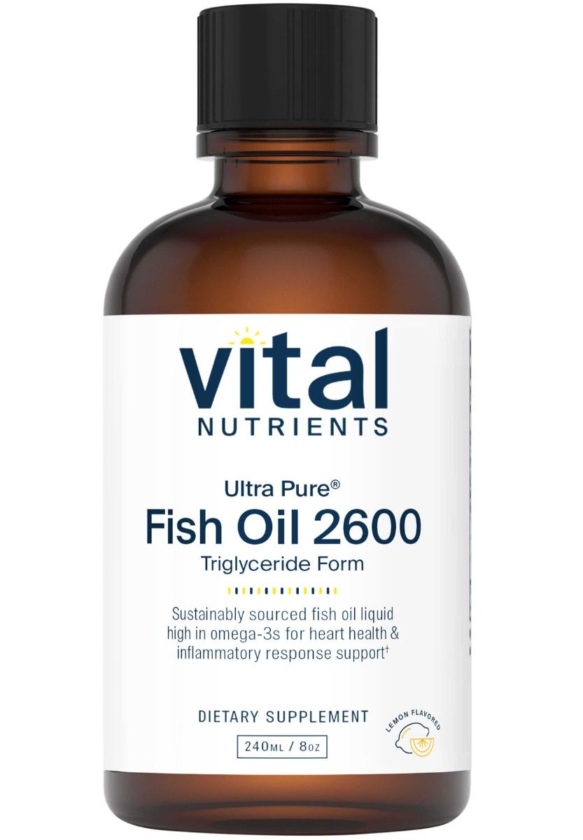 Ultra Pure Fish Oil 2600 8 Oz Liquid Lemon