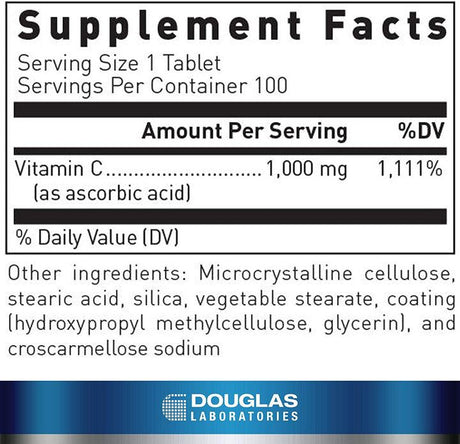 Vitamin C 1000 MG 100Tablets