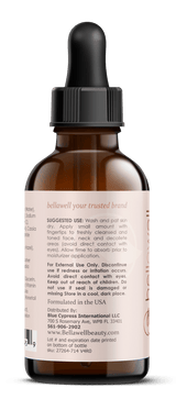 Vitamin C Serum for Face With Hyaluronic Acid, Vitamin E, Aloe Vera, and Jojoba oil 2 fl oz by Bellawell